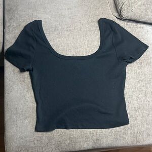 Universal Thread Black Crop Top
